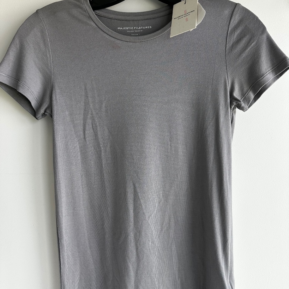 Majestic Filatures siz 1 NWT T Shirt Super Washed Soft Touch
